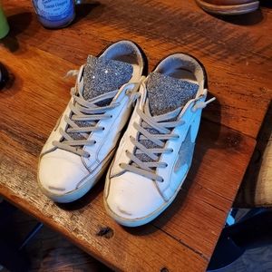 Golden Goose Swarovski Crystal Tongue sz 36.